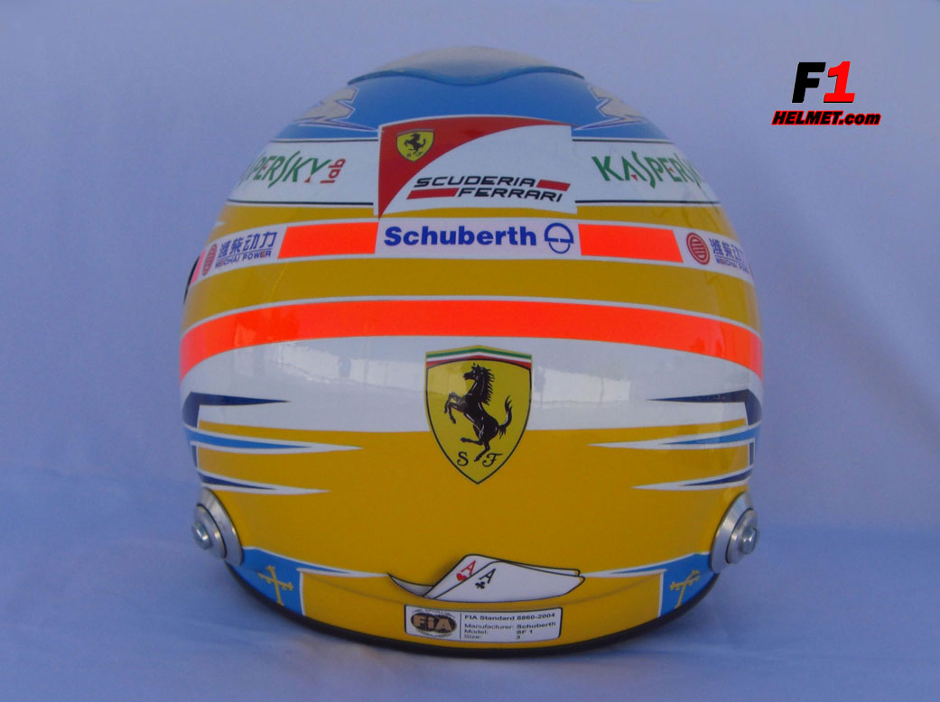 Scuderia Ferrari F1, Fernando Alonso, 2012 Image éditorial - Image of