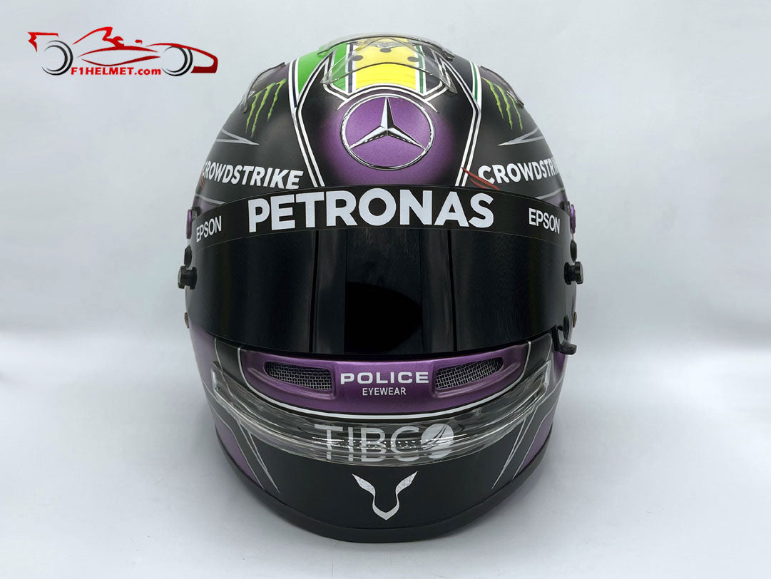 Lewis Hamilton 2021 BRAZIL GP Replica Helmet Team AMG