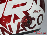 Charles Leclerc 2024 MONACO GP Replica Helmet / Team Ferrari