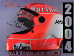 Michael Schumacher 2004 Monza GP Helmet / Ferrari F1