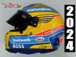 Fernando Alonso 2024 Replica Helmet / Team Aston Martin