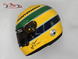 Sebastian Vettel 2024 Helmet / Tribute Senna & Ratzenberger