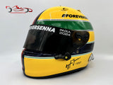 Sebastian Vettel 2024 Helmet / Tribute Senna & Ratzenberger