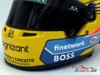 Fernando Alonso 2024 Replica Helmet / Team Aston Martin