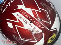 Charles Leclerc 2024 MONACO GP Replica Helmet / Team Ferrari