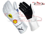 Lewis Hamilton & Charles Leclerc 2025 MIAMI GP Racing Gloves / Team Ferrari F1