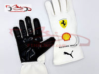 Lewis Hamilton & Charles Leclerc 2025 MIAMI GP Racing Gloves / Team Ferrari F1
