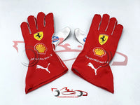 Charles Leclerc 2025 Racing Gloves / Team Ferrari