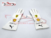 Lewis Hamilton & Charles Leclerc 2025 MIAMI GP Racing Gloves / Team Ferrari F1