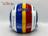 Pierre Gasly 2023 USA GP Helmet / Team Alpine