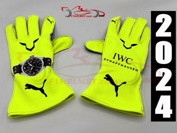 Lewis Hamilton 2024 Racing Gloves / Team AMG