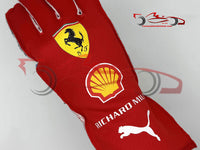 Charles Leclerc 2025 Racing Gloves / Team Ferrari