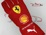 Charles Leclerc 2025 Racing Gloves / Team Ferrari