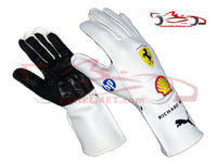 Lewis Hamilton & Charles Leclerc 2025 MIAMI GP Racing Gloves / Team Ferrari F1