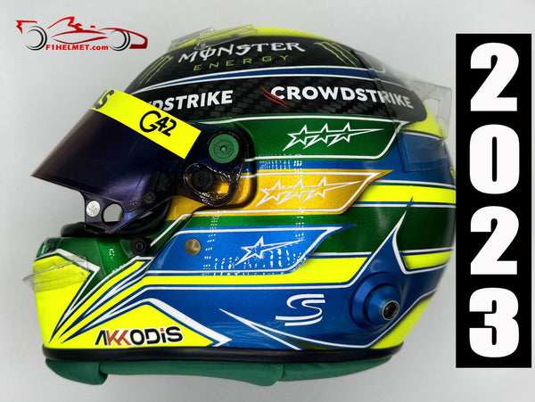Lewis Hamilton 2023 Brazil GP Replica Helmet