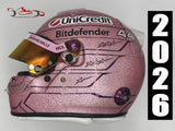 Lewis Hamilton 2026 Monaco GP Replica Helmet / Ferrari Team