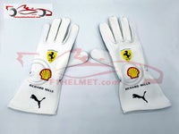 Lewis Hamilton & Charles Leclerc 2025 MIAMI GP Racing Gloves / Team Ferrari F1