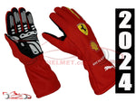 Charles Leclerc 2024 Racing Gloves / Team Ferrari