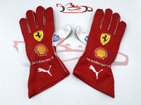 Charles Leclerc 2025 Racing Gloves / Team Ferrari