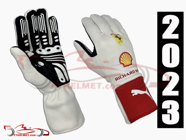 Charles Leclerc 2023 MONACO Racing Gloves / Team Ferrari