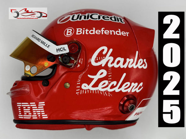 Charles Leclerc 2025 MONZA GP Helmet / Ferrari F1