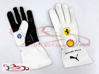 Lewis Hamilton & Charles Leclerc 2025 MIAMI GP Racing Gloves / Team Ferrari F1