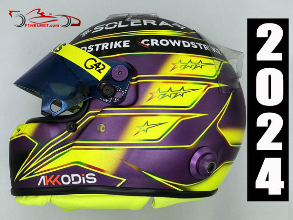 CASQUE COLLECTION F1 1:5 Mercedes Lewis Hamilton 2024 Spécial Grande CASQUE COLLECTION F1 1:5 Mercedes Lewis Hamilton 2024 Spécial Grande