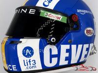 Pierre Gasly 2023 USA GP Helmet / Team Alpine