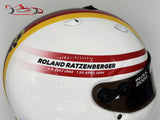 Sebastian Vettel 2024 Helmet / Tribute Senna & Ratzenberger