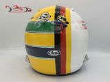 Sebastian Vettel 2024 Helmet / Tribute Senna & Ratzenberger