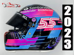 Carlos Sainz 2023 MIAMI GP Replica Helmet / Team Ferrari