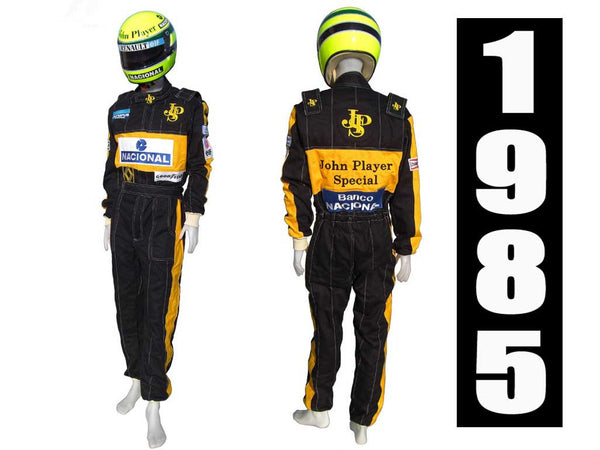 Ayrton Senna 1985 Replica racing suit / Lotus F1 - www.F1Helmet.com