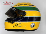 Sebastian Vettel 2024 Helmet / Tribute Senna & Ratzenberger
