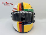 Sebastian Vettel 2024 Helmet / Tribute Senna & Ratzenberger