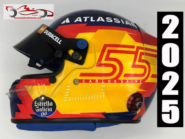 Carlos Sainz 2025 Replica Helmet / Team Williams F1