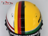 Sebastian Vettel 2024 Helmet / Tribute Senna & Ratzenberger