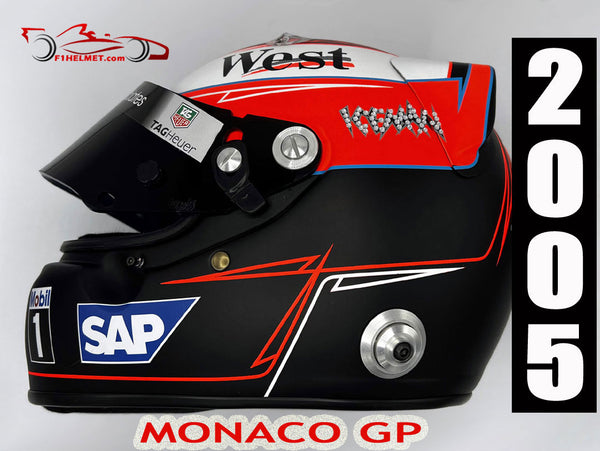 Kimi Raikkonen 2005 MONACO GP Helmet / Mc Laren F1