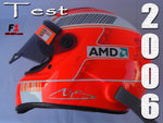 Michael Schumacher 2006 TEST Helmet / Ferrari F1 - www.F1Helmet.com