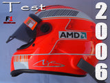 Michael Schumacher 2006 TEST Helmet / Ferrari F1 - www.F1Helmet.com
