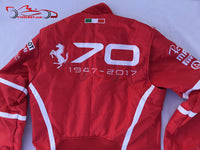 Vettel 2017 Racing Suit / Ferrari 70th Anniversary Monza GP - www.F1Helmet.com