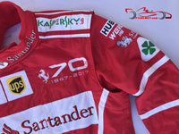 Vettel 2017 Racing Suit / Ferrari 70th Anniversary Monza GP - www.F1Helmet.com