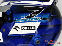 Kimi Raikkonen 2021 Abu Dahbi "Last Race" Helmet / Team Alfa Romeo