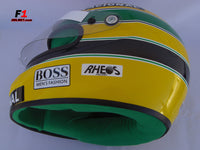 Ayrton Senna 1990 Replica RHEOS Helmet / Mc Laren F1 - www.F1Helmet.com