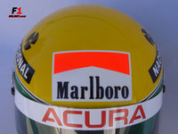 Ayrton Senna 1990 Replica RHEOS Helmet / Mc Laren F1 - www.F1Helmet.com