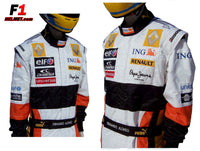 Fernando Alonso 2008 Replica racing suit / Renault F1 - www.F1Helmet.com
