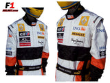 Fernando Alonso 2008 Replica racing suit / Renault F1 - www.F1Helmet.com