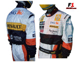Fernando Alonso 2008 Replica racing suit / Renault F1 - www.F1Helmet.com