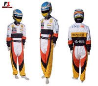 Fernando Alonso 2008 Replica racing suit / Renault F1 - www.F1Helmet.com
