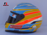 Fernando Alonso 2012 Replica Helmet / Ferrari F1 - www.F1Helmet.com