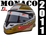 Fernando Alonso 2011 MONACO GP Replica Helmet / Ferrari F1 - www.F1Helmet.com
